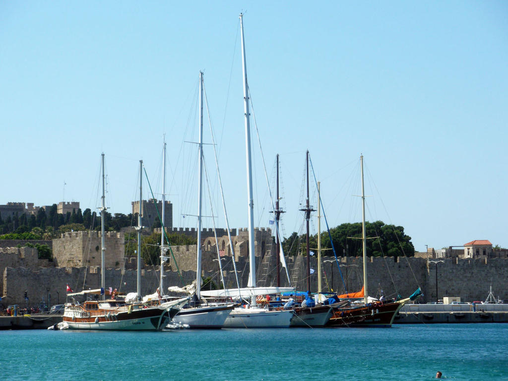 Medieval Inn Rhodes City Exterior foto